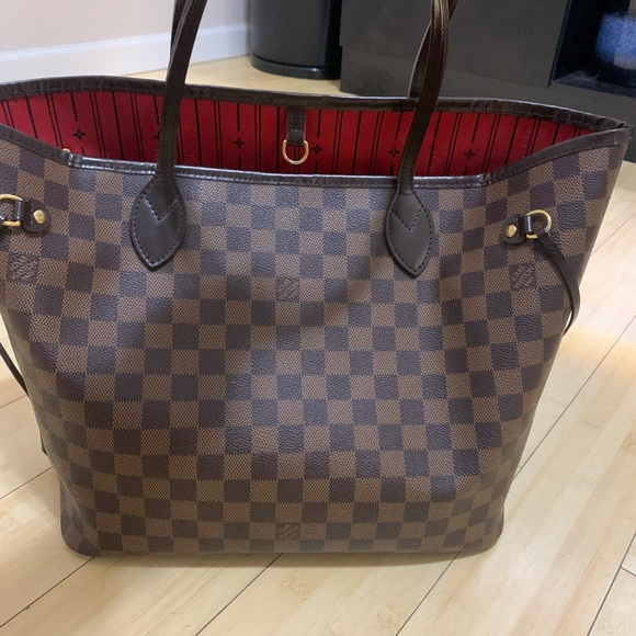 Neverfull MM Damier Ebene Authentic Louis Vuitton - Picture 2 of 15